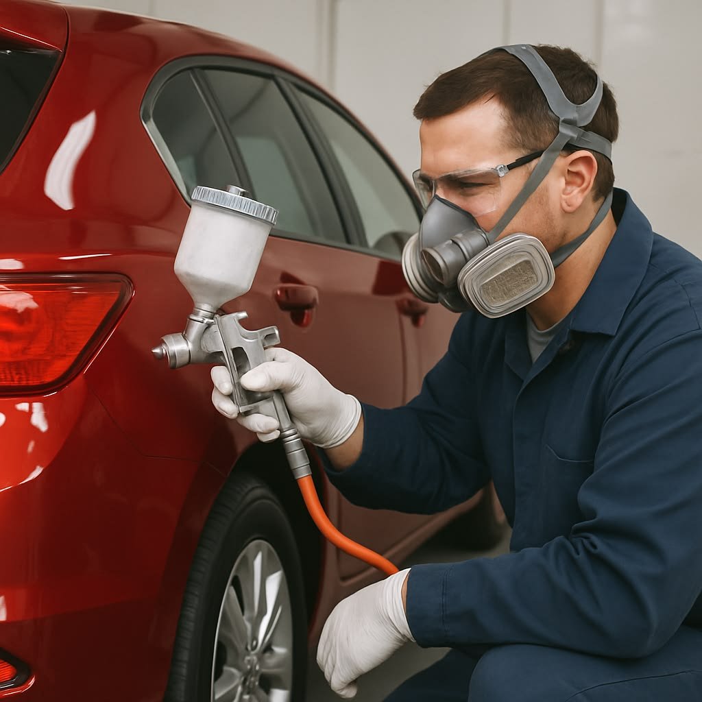 Car body work and tinkering